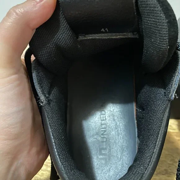 United Nude Space Kick Jet Lo, Black Marble Sneakers - Lightly Worn